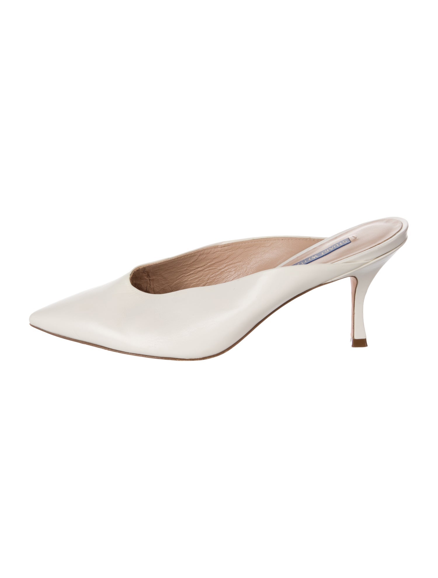 Stuart Weitzman Leather Mules
