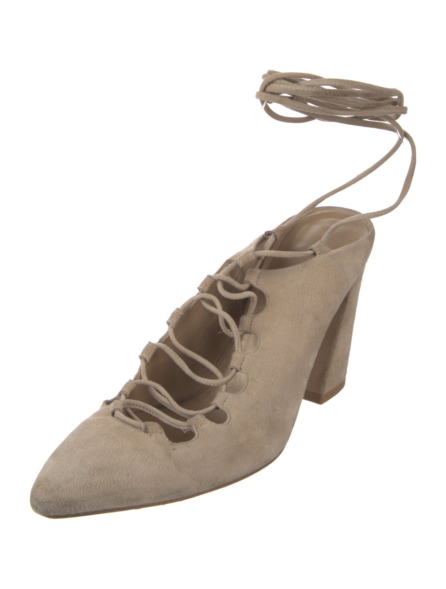 Stuart Weitzman Suede Slingback Pumps