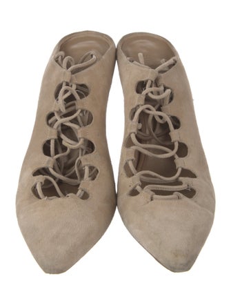 Stuart Weitzman Suede Slingback Pumps