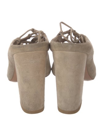 Stuart Weitzman Suede Slingback Pumps