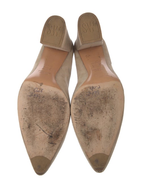 Stuart Weitzman Suede Slingback Pumps