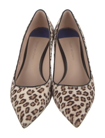 Stuart Weitzman Ponyhair Animal Print Pumps
