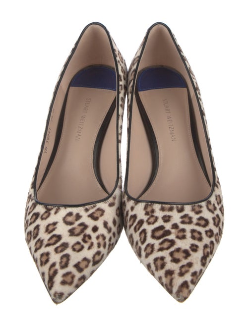 Stuart Weitzman Ponyhair Animal Print Pumps