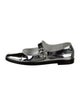 Stuart Weitzman Patent Leather Crystal Embellishments Mary Jane Flats