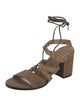 Stuart Weitzman Suede Gladiator Sandals
