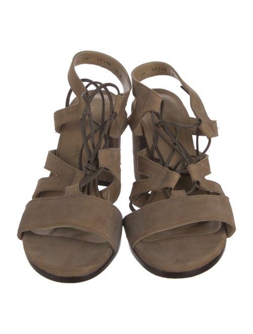 Stuart Weitzman Suede Gladiator Sandals