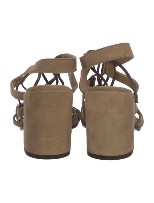 Stuart Weitzman Suede Gladiator Sandals