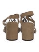 Stuart Weitzman Suede Gladiator Sandals