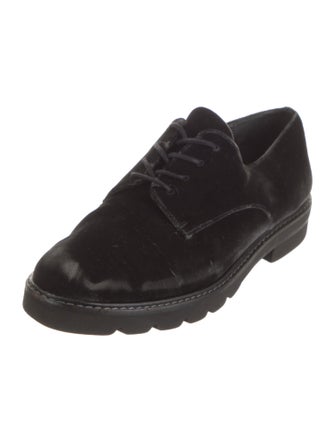 Stuart Weitzman Velvet Oxfords