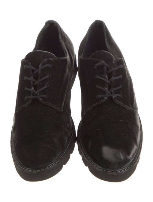 Stuart Weitzman Velvet Oxfords