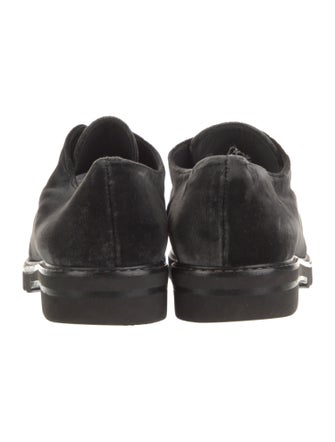 Stuart Weitzman Velvet Oxfords