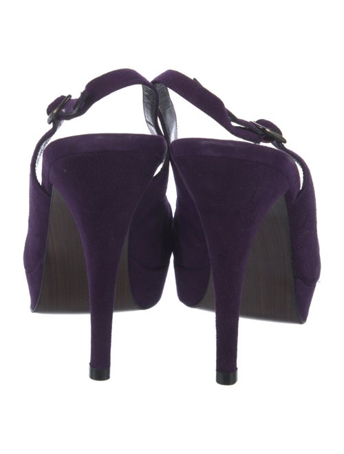 Stuart Weitzman Suede Slingback Pumps