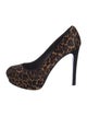 Stuart Weitzman Ponyhair Animal Print Pumps