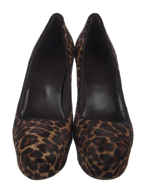 Stuart Weitzman Ponyhair Animal Print Pumps