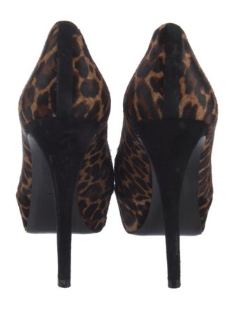 Stuart Weitzman Ponyhair Animal Print Pumps