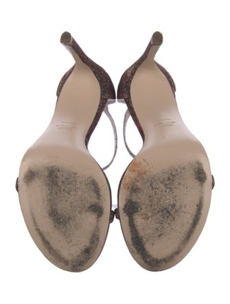 Stuart Weitzman Glitter Glitter Accents Sandals