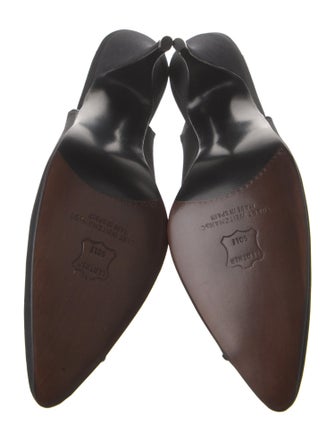 Stuart Weitzman Crystal Embellishments Slingback Pumps