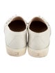 Stuart Weitzman Leather Crystal Embellishments Sneakers