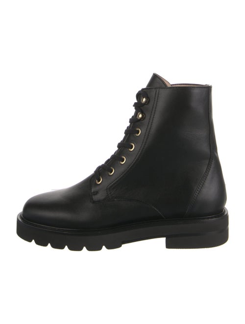 Stuart Weitzman Leather Combat Boots