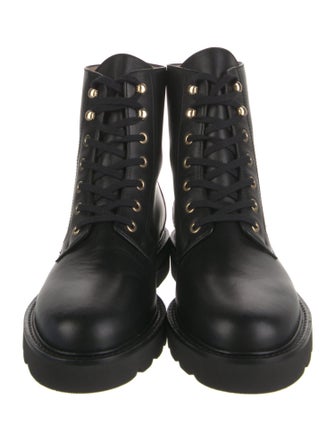 Stuart Weitzman Leather Combat Boots
