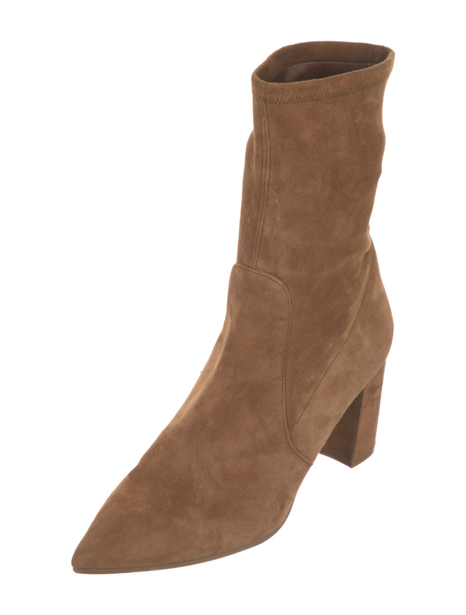 Stuart Weitzman Suede Sock Boots