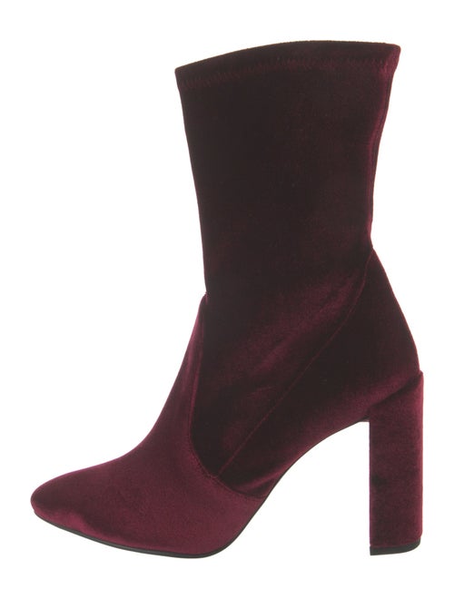 Stuart Weitzman Velvet Sock Boots