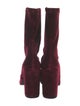 Stuart Weitzman Velvet Sock Boots