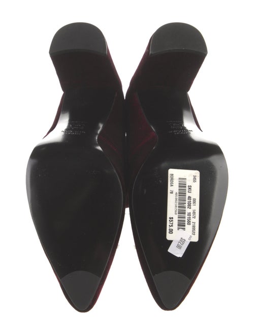 Stuart Weitzman Velvet Sock Boots