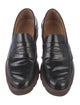 Stuart Weitzman Leather Tassel Accents Loafers