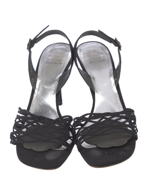Stuart Weitzman Bow Accents Slingback Sandals