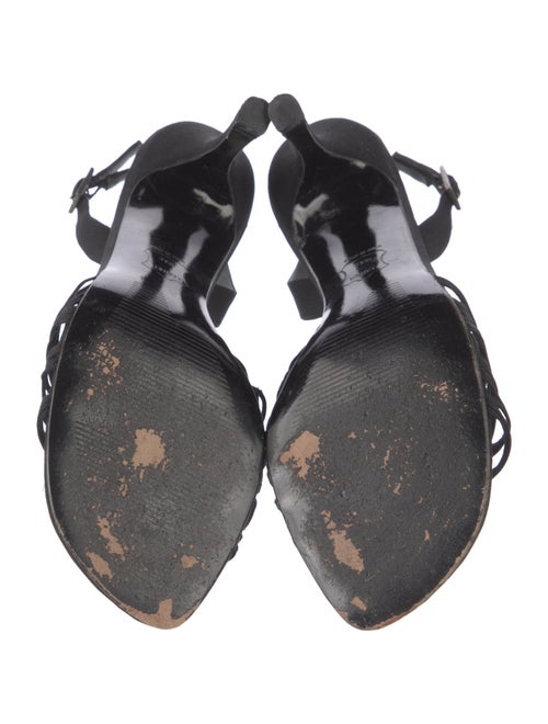 Stuart Weitzman Bow Accents Slingback Sandals