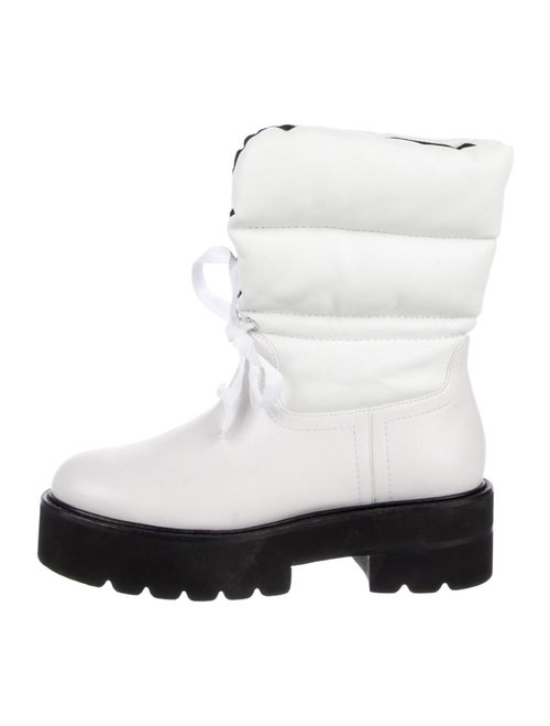 Stuart Weitzman Leather Combat Boots