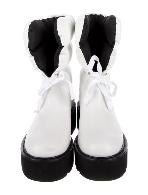 Stuart Weitzman Leather Combat Boots