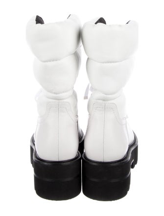 Stuart Weitzman Leather Combat Boots
