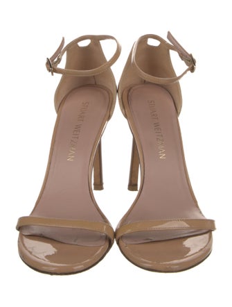 Stuart Weitzman Patent Leather Sandals