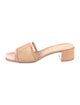 Stuart Weitzman Leather Slides