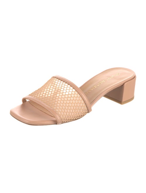 Stuart Weitzman Leather Slides