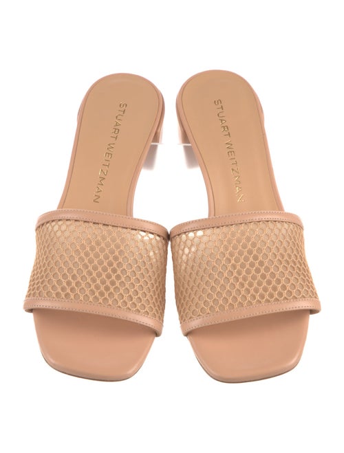 Stuart Weitzman Leather Slides