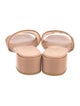 Stuart Weitzman Leather Slides