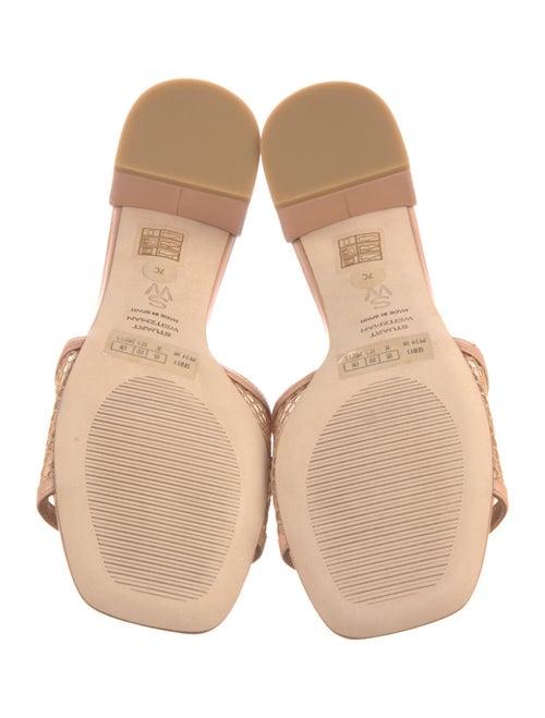 Stuart Weitzman Leather Slides
