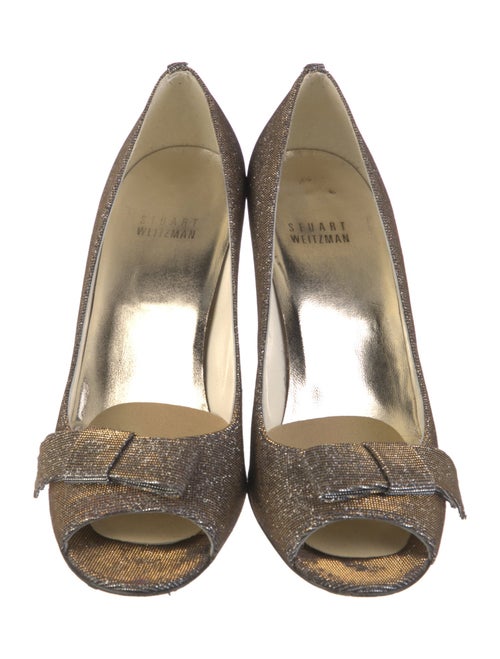 Stuart Weitzman Bow Accents Slingback Sandals