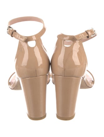 Stuart Weitzman Patent Leather Sandals