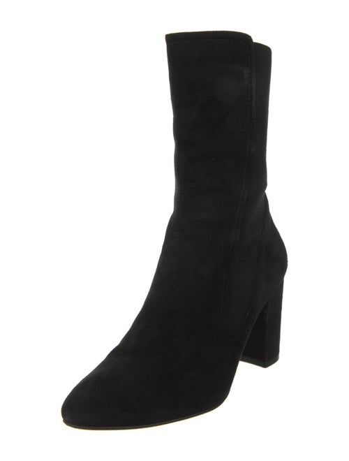 Stuart Weitzman Suede Sock Boots