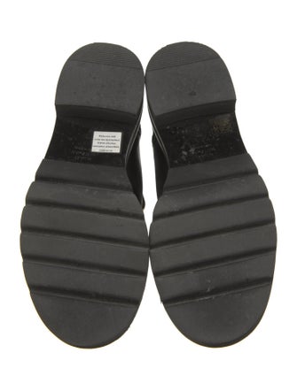 Stuart Weitzman Leather Chain-Link Accents Boots