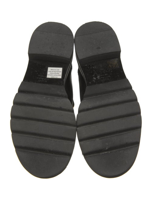 Stuart Weitzman Leather Chain-Link Accents Boots