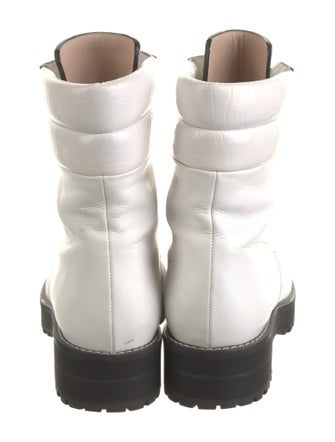 Stuart Weitzman Leather Combat Boots