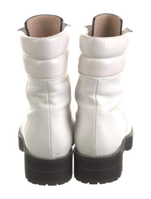 Stuart Weitzman Leather Combat Boots