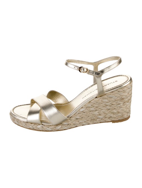 Stuart Weitzman Leather Espadrilles