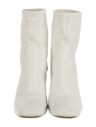 Stuart Weitzman Leather Sock Boots