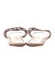 Stuart Weitzman Leather Lasercut Accents Slides